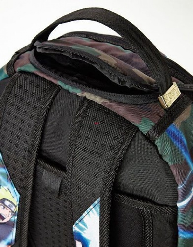 Blue Sprayground Naruto Vs. Sasuke Backpacks | 87235-ABQD