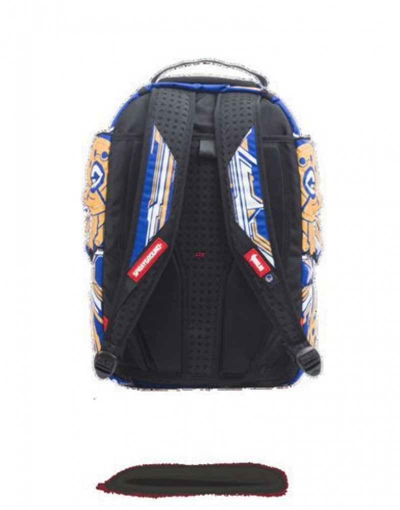 Blue Sprayground Nbalab Durant Tron Backpacks | 17305-NPKB