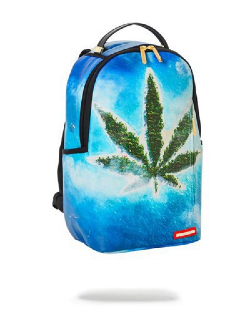 Blue Sprayground Og Island Dlxv Backpacks | 71453-IDYB