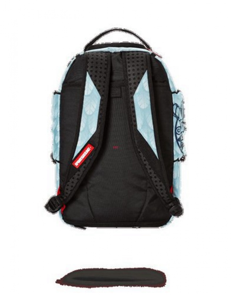 Blue Sprayground Pigeons In The Hood Backpacks | 85320-ZOUI