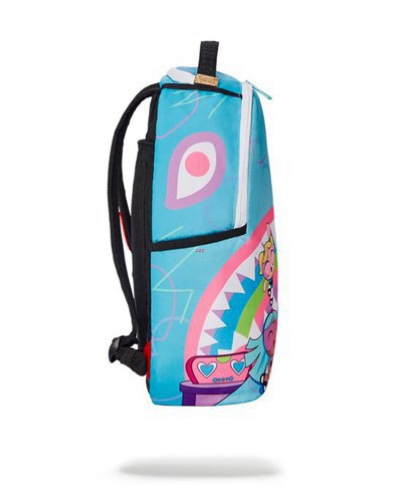 Blue Sprayground Powerpuff Girls 21 (Dlxr) Backpacks | 43029-RPGQ