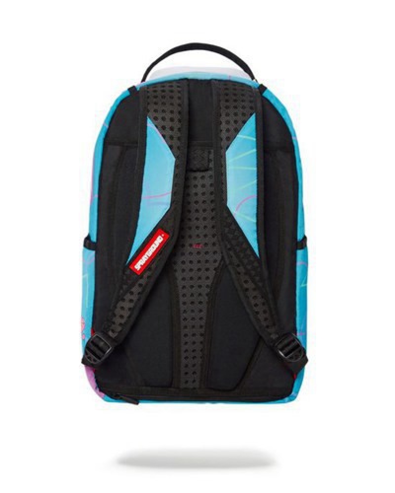 Blue Sprayground Powerpuff Girls 21 (Dlxr) Backpacks | 43029-RPGQ