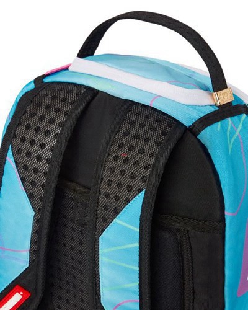 Blue Sprayground Powerpuff Girls 21 (Dlxr) Backpacks | 43029-RPGQ