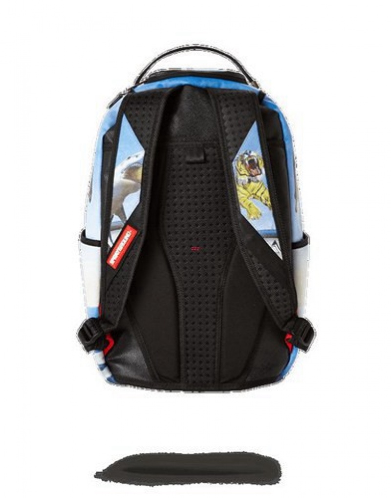 Blue Sprayground Salvador Sharky Backpacks | 54738-BHMN