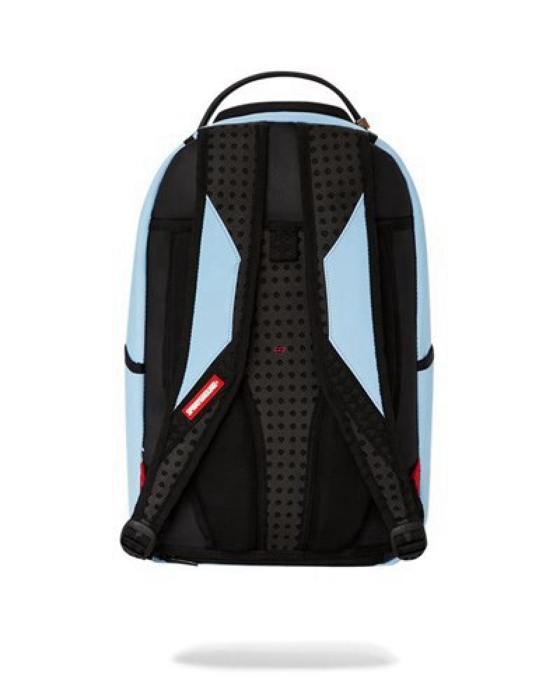 Blue Sprayground Shark Central (Dlxv) Backpacks | 42306-IDJX