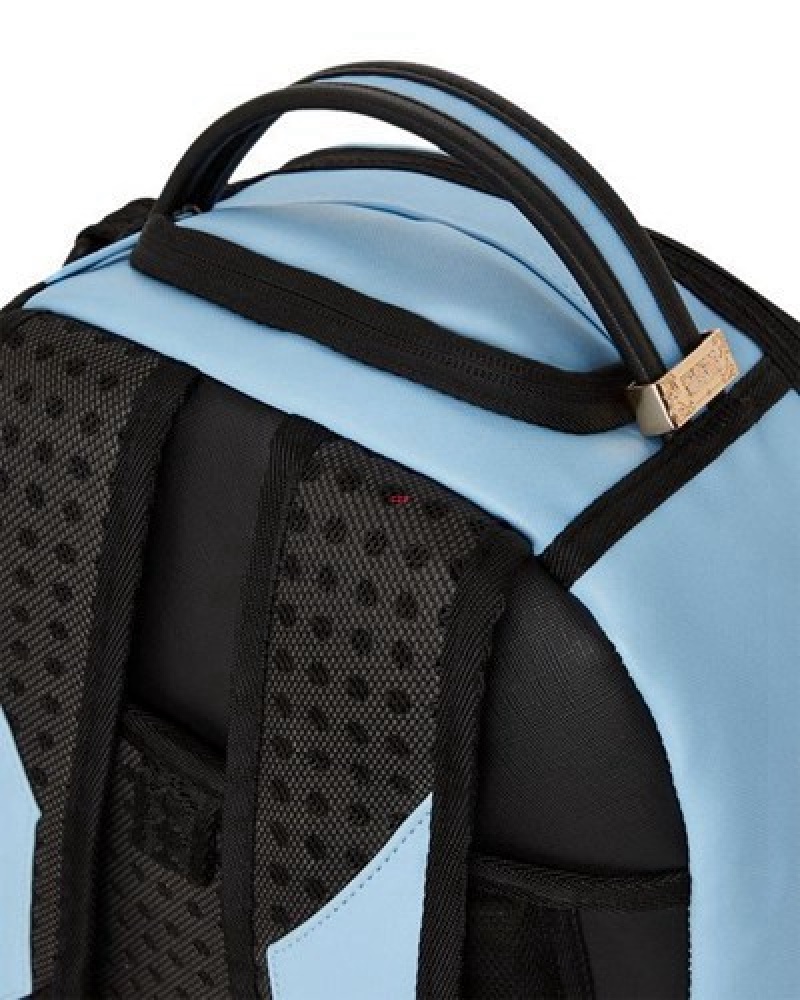 Blue Sprayground Shark Central (Dlxv) Backpacks | 42306-IDJX