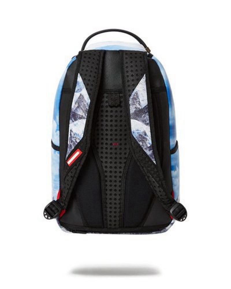 Blue Sprayground Shark Evere T (Dlxv) Backpacks | 43815-BNAF