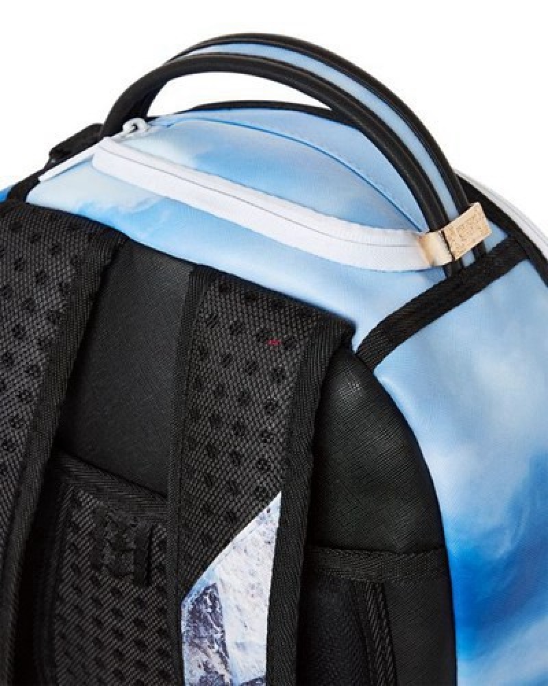 Blue Sprayground Shark Evere T (Dlxv) Backpacks | 43815-BNAF