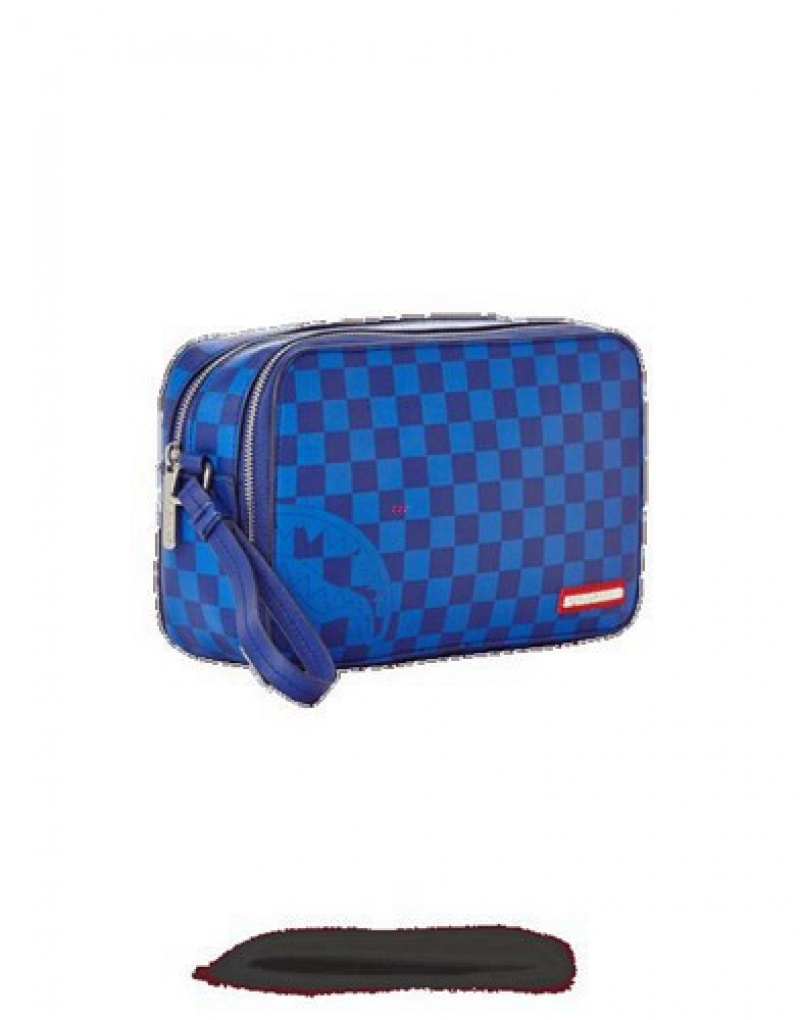 Blue Sprayground Shark Universe Aka Money Bags | 27948-IYSV