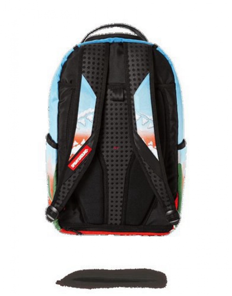 Blue Sprayground Speedy Gonzales Shark Backpacks | 28710-GISX