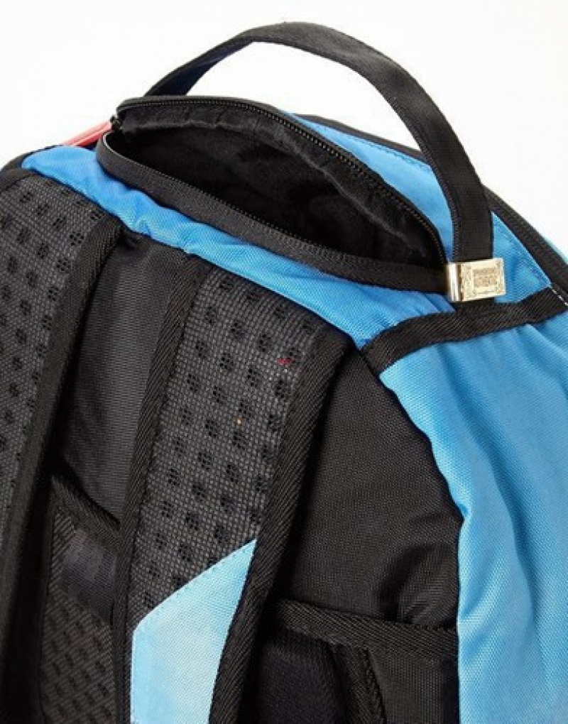 Blue Sprayground Speedy Gonzales Shark Backpacks | 28710-GISX