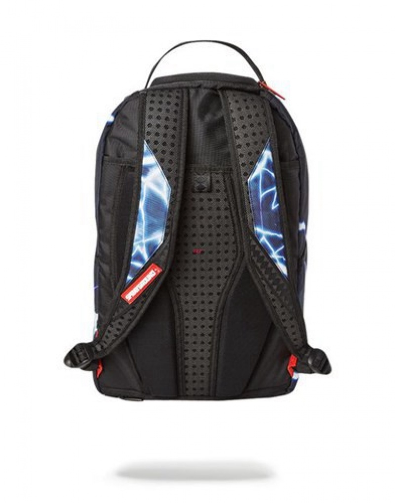 Blue Sprayground Storm Shark Backpacks | 41238-JGQE