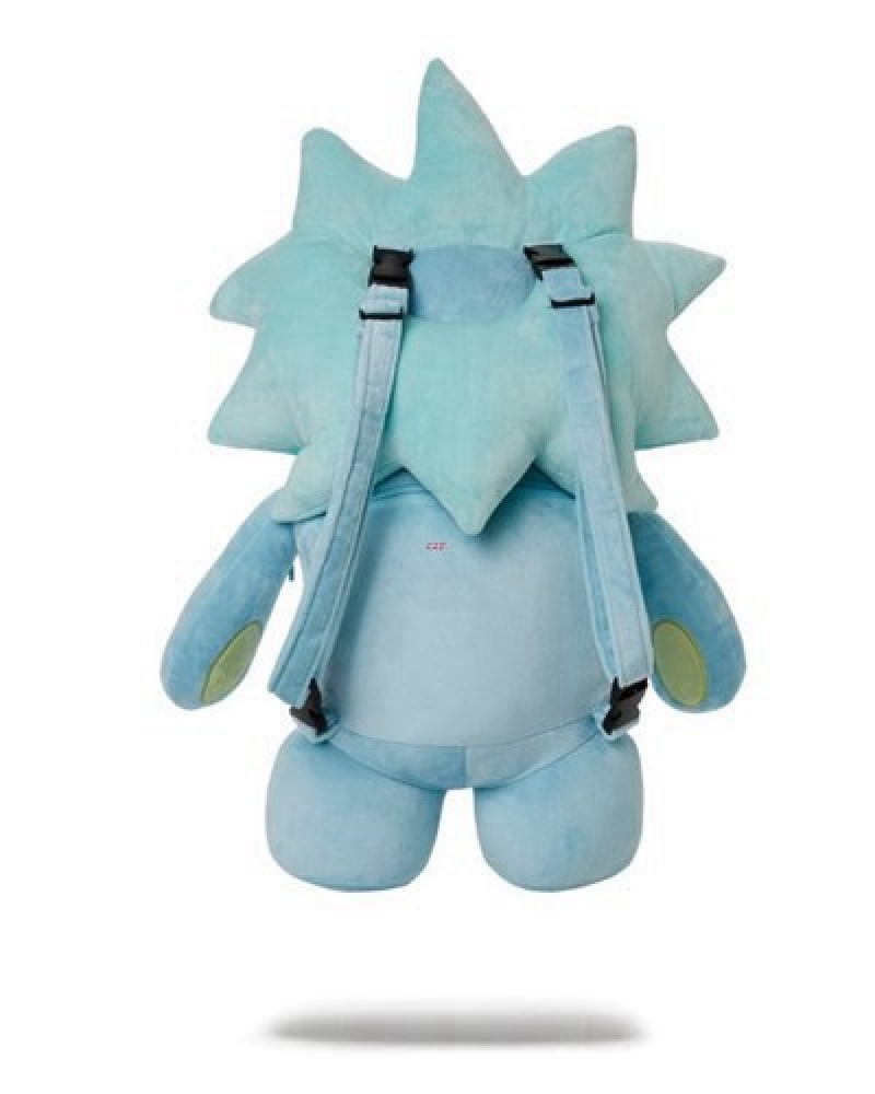 Blue Sprayground Teddy Rick Moneybear Teddybear Backpacks | 72843-XJCH