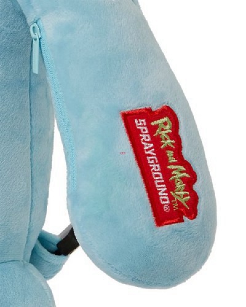 Blue Sprayground Teddy Rick Moneybear Teddybear Backpacks | 72843-XJCH