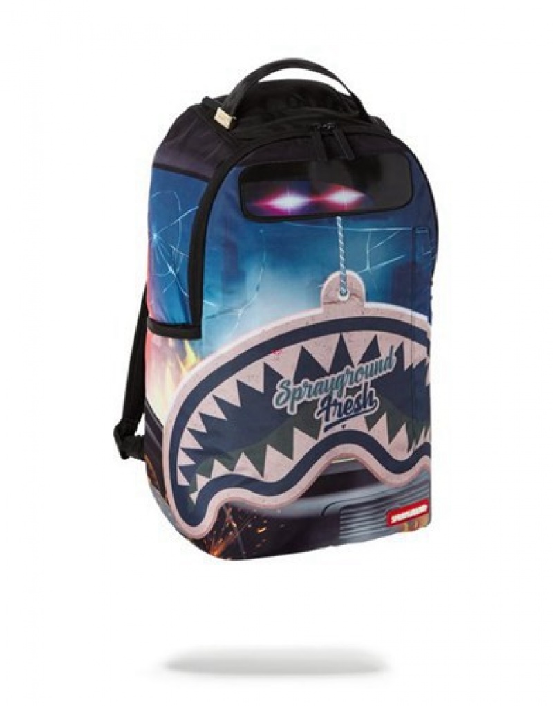 Blue Sprayground That New Car Smell Backpacks | 29503-DYVC