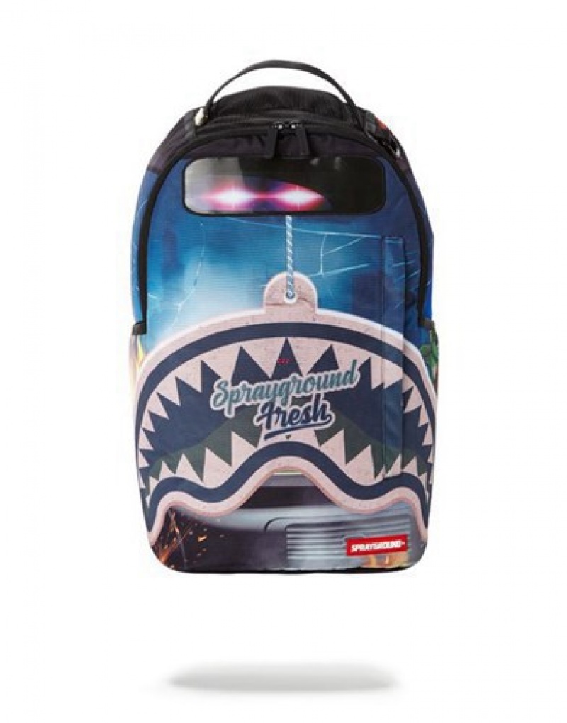 Blue Sprayground That New Car Smell Backpacks | 29503-DYVC