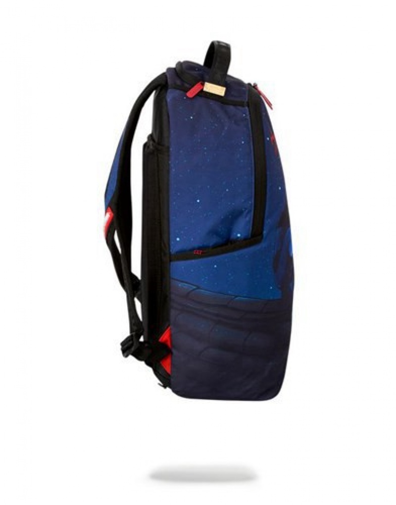 Blue Sprayground The Wolverine: Samurai Backpacks | 63098-ZJFQ