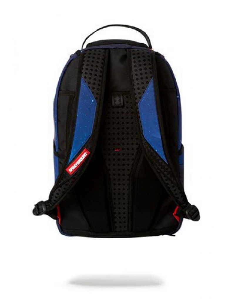 Blue Sprayground The Wolverine: Samurai Backpacks | 63098-ZJFQ