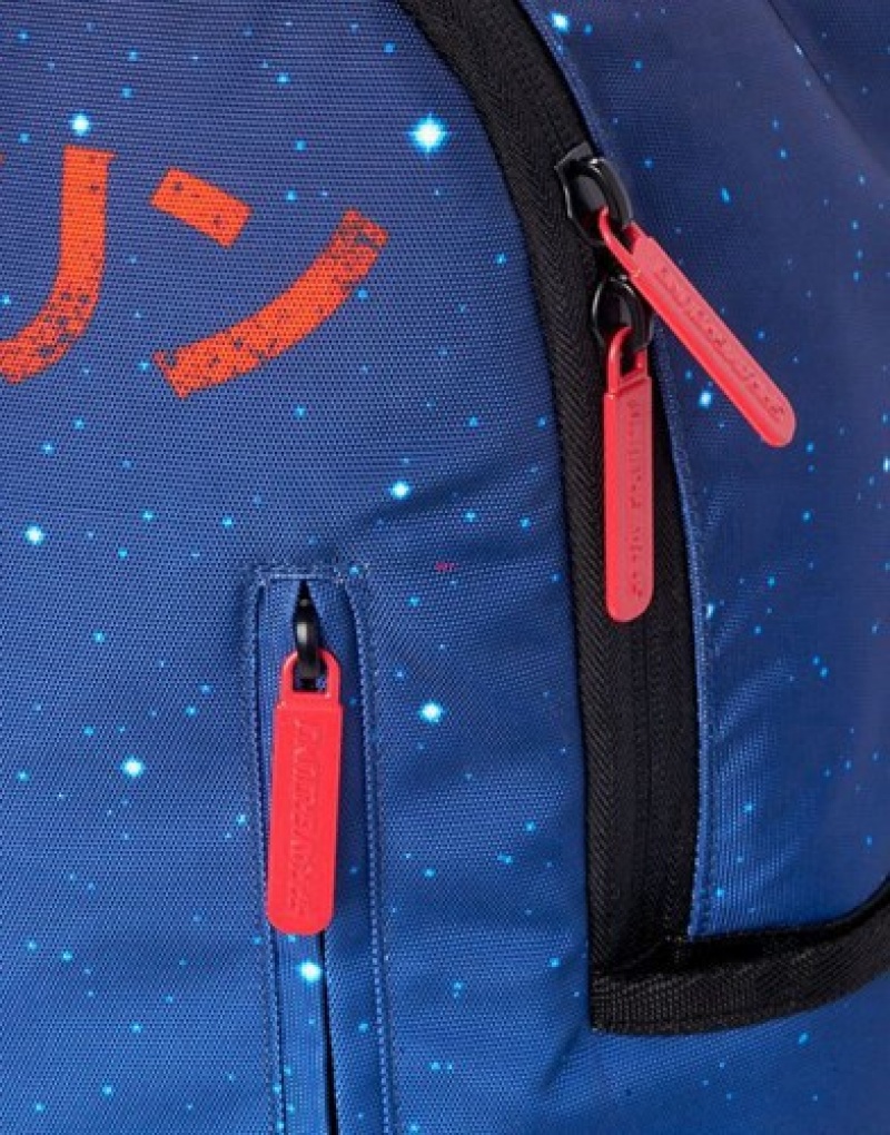 Blue Sprayground The Wolverine: Samurai Backpacks | 63098-ZJFQ