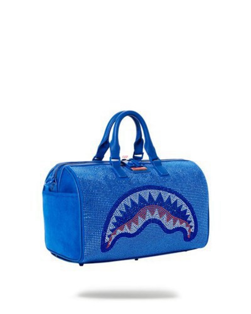 Blue Sprayground Trinity Ocean Mini Duffle Bags | 15746-KYZJ