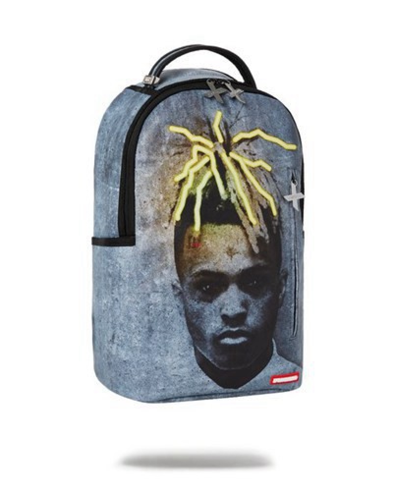 Blue Sprayground Xxxtentacion Moonlight Backpacks | 91408-EHPV