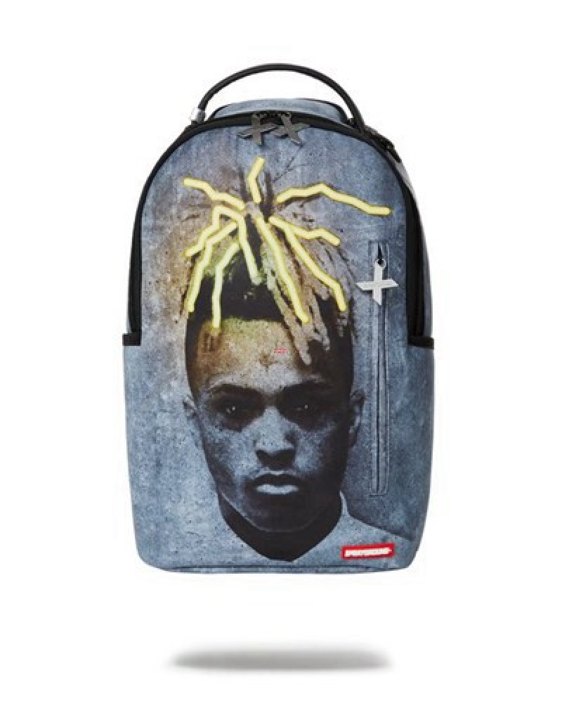 Blue Sprayground Xxxtentacion Moonlight Backpacks | 91408-EHPV