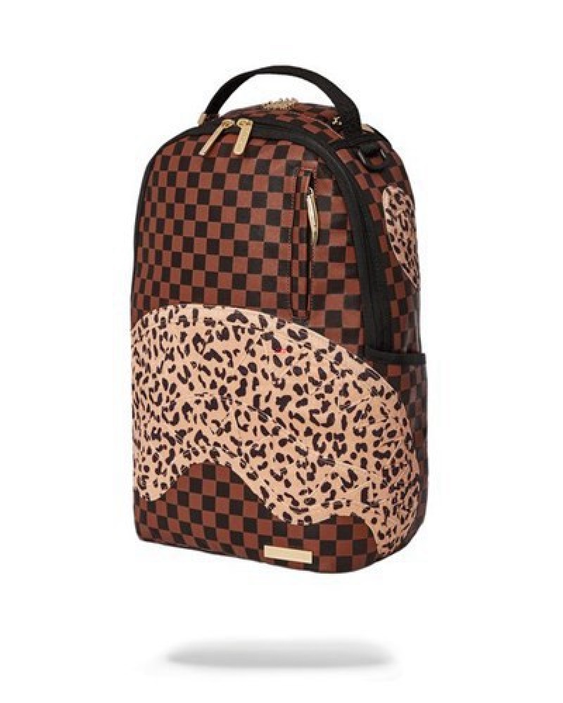 Brown Sprayground A.I.3 The Legacy (Dlxv) Backpacks | 97451-KCEJ