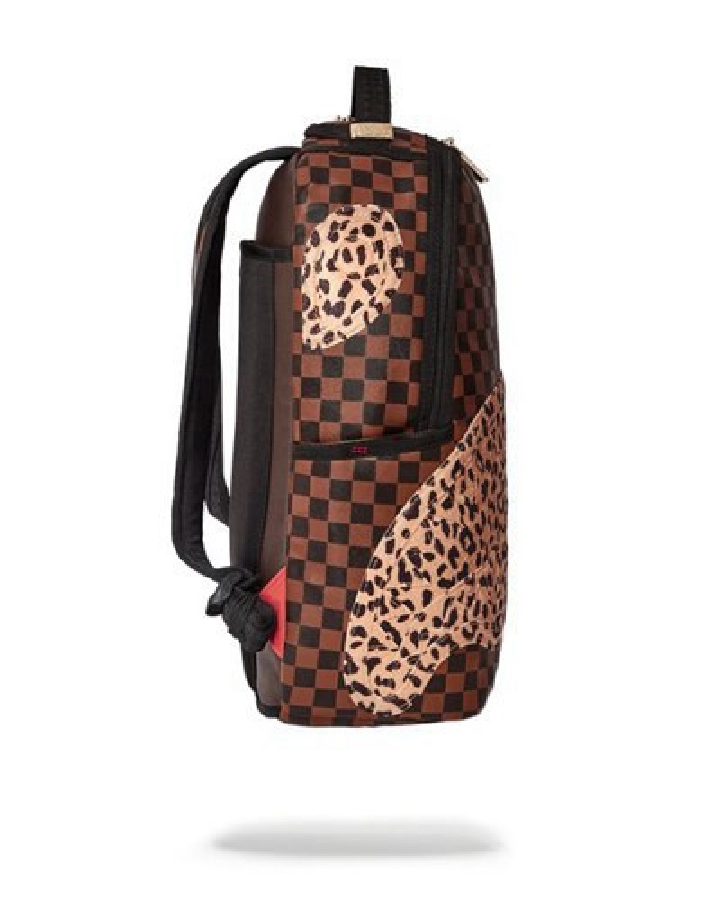 Brown Sprayground A.I.3 The Legacy (Dlxv) Backpacks | 97451-KCEJ