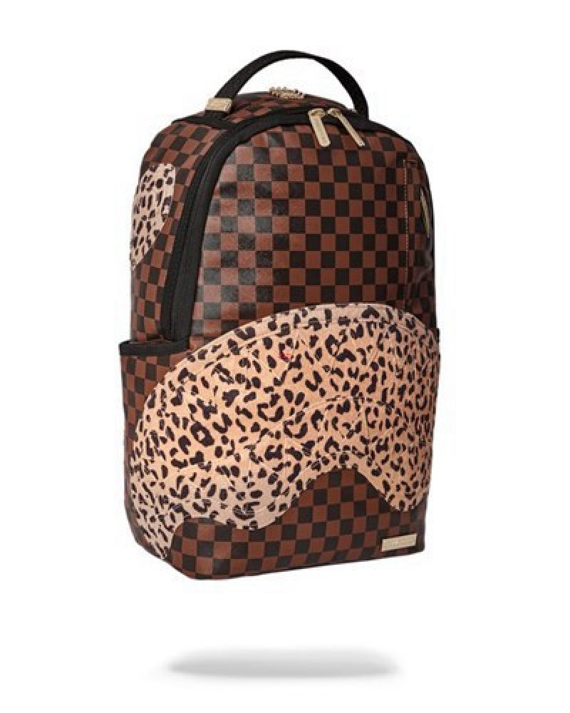 Brown Sprayground A.I.3 The Legacy (Dlxv) Backpacks | 97451-KCEJ