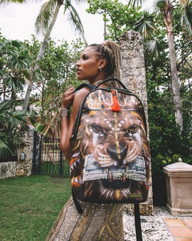 Brown Sprayground A.I.3 The Mogul (Dlxv) Backpacks | 32064-TFDL