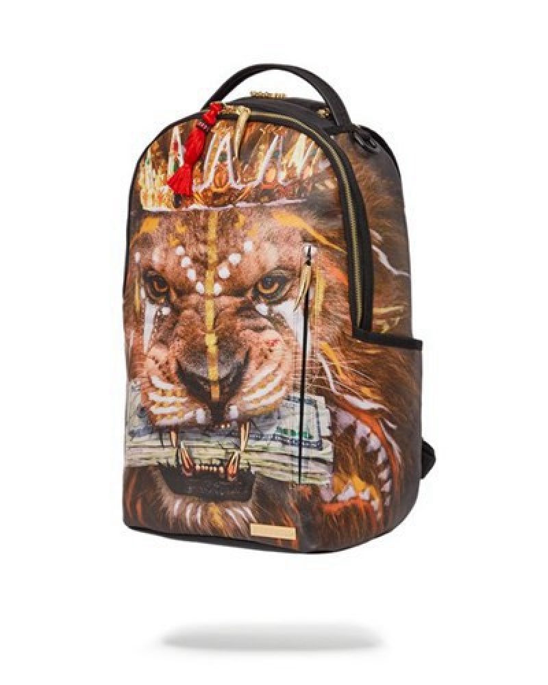 Brown Sprayground A.I.3 The Mogul (Dlxv) Backpacks | 32064-TFDL