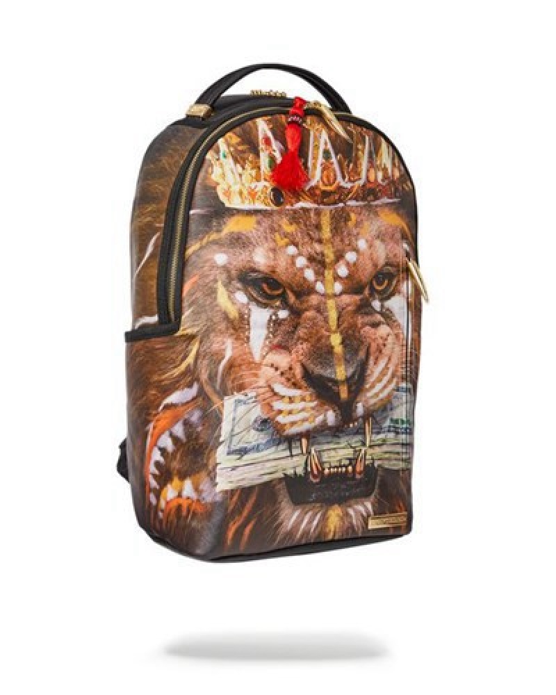 Brown Sprayground A.I.3 The Mogul (Dlxv) Backpacks | 32064-TFDL