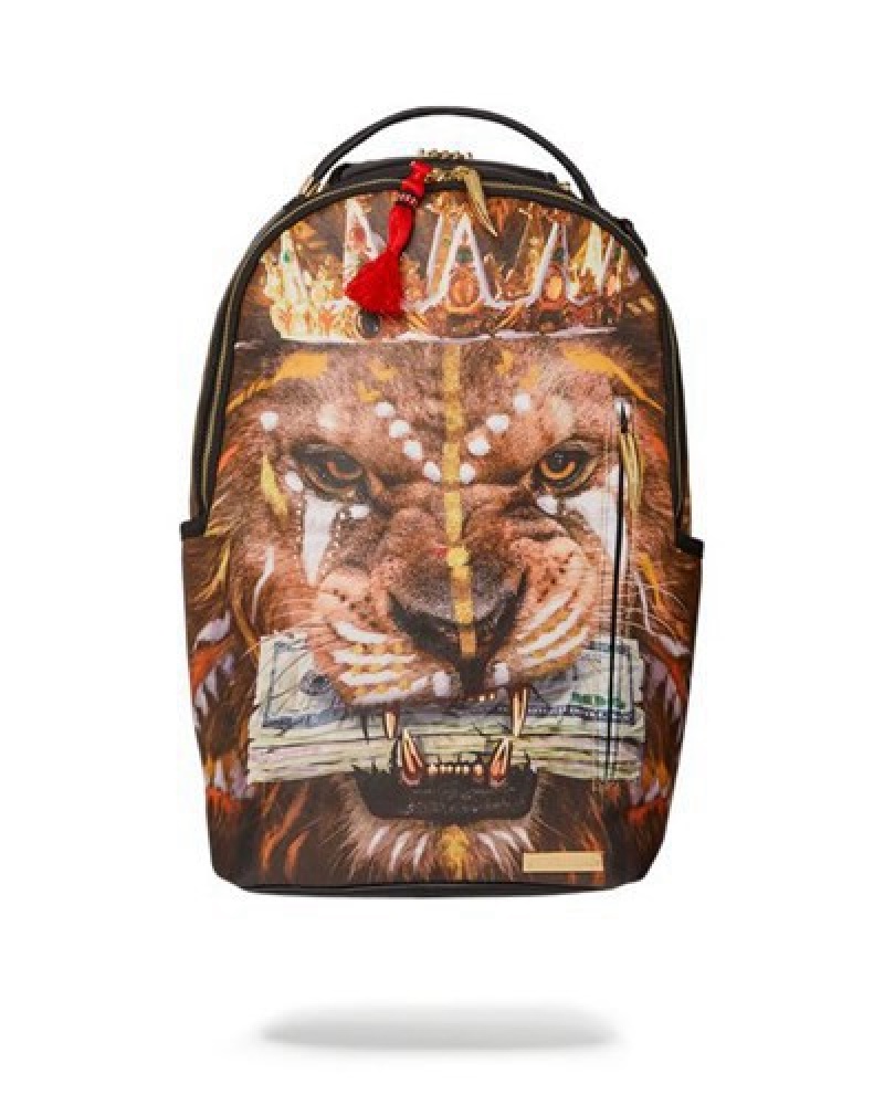 Brown Sprayground A.I.3 The Mogul (Dlxv) Backpacks | 32064-TFDL