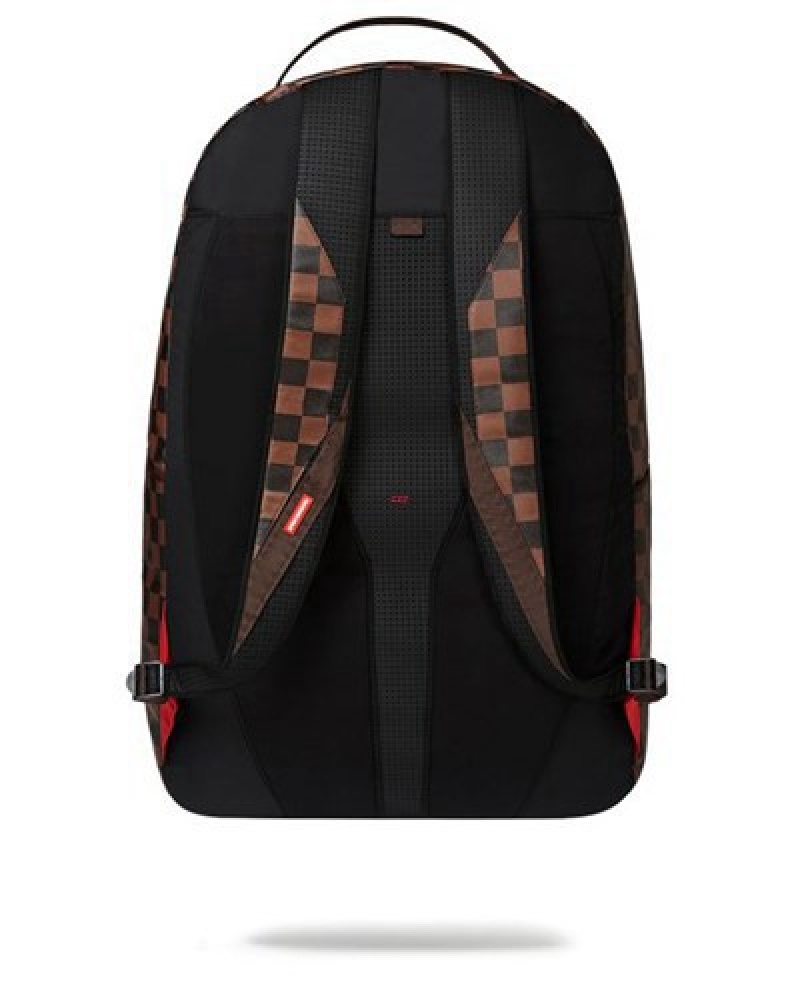 Brown Sprayground Biggest In The World (Only 20 Made) Backpacks | 97815-NPZQ