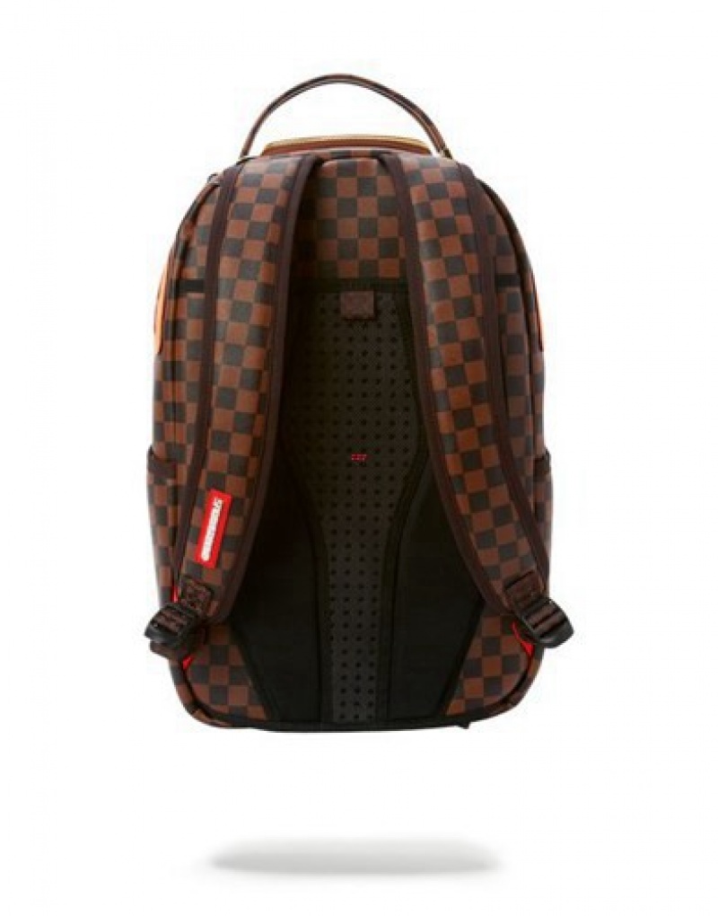 Brown Sprayground Henny Backpacks | 04735-CHLM