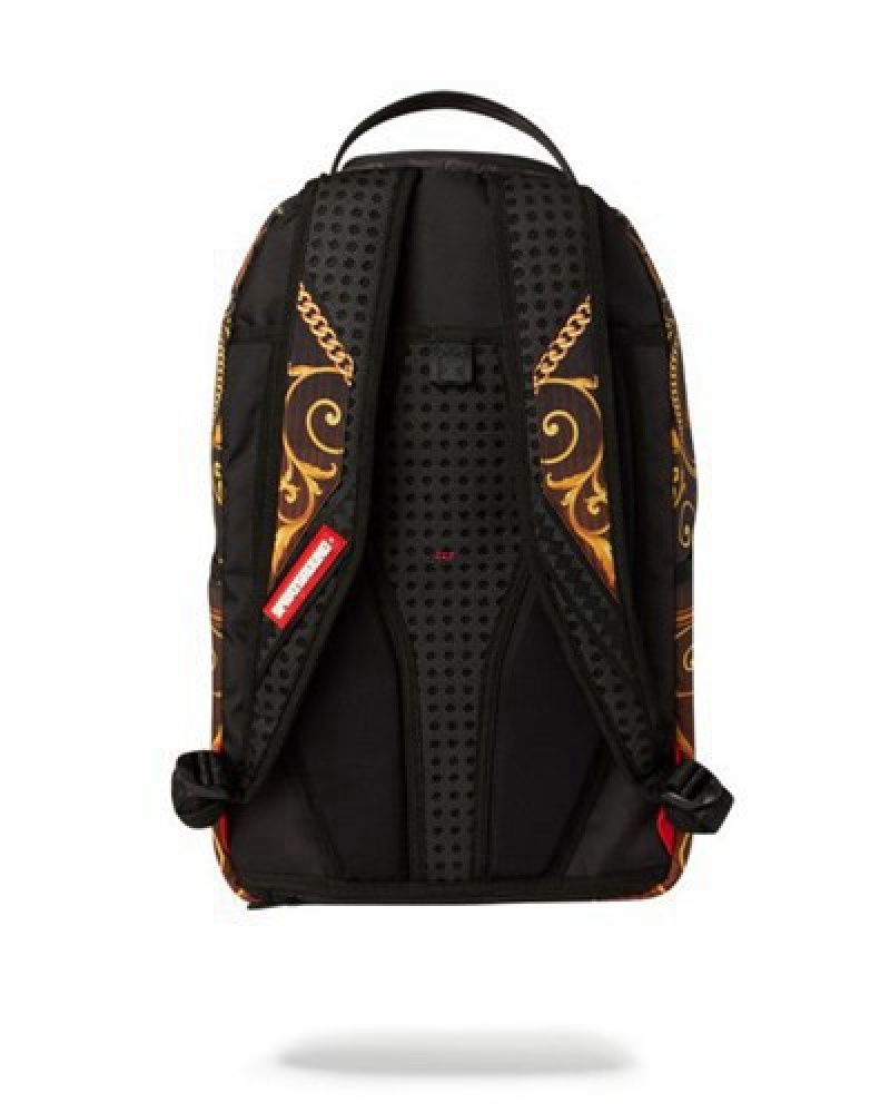 Brown Sprayground Nfl Patrick Mahomes Backpacks | 51637-RSPB