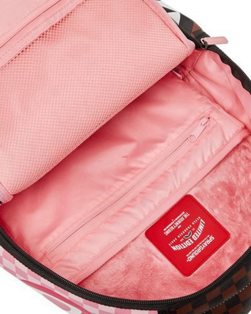 Brown Sprayground Pink Panther The Reveal (Dlxv) Backpacks | 31274-JHOP