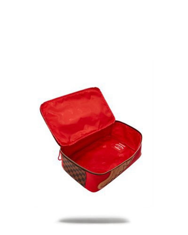 Brown Sprayground Raceway Henny Sneaker Holder Bags | 15628-MDXO