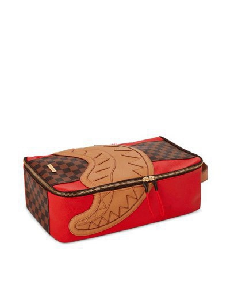 Brown Sprayground Raceway Henny Sneaker Holder Bags | 15628-MDXO