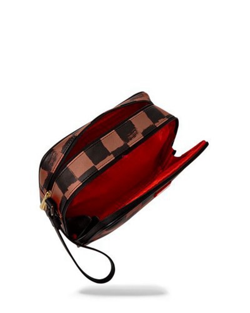 Brown Sprayground Sharks In Paris Vanquish Bags | 86591-IJKG