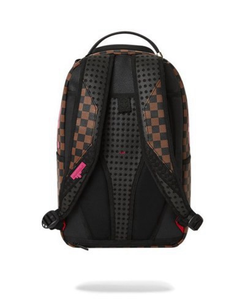 Brown Sprayground The Artists Touch (Dlxv) Backpacks | 92307-DHWI