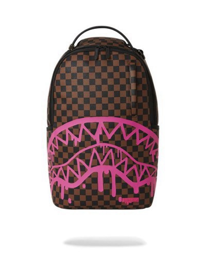 Brown Sprayground The Artists Touch (Dlxv) Backpacks | 92307-DHWI