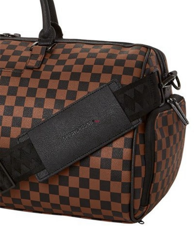 Brown Sprayground The Artists Touch Duffle Bags | 70315-ADFS