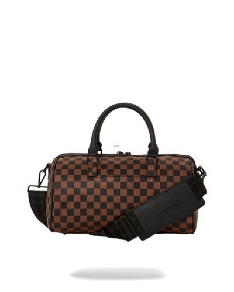 Brown Sprayground The Artists Touch Mini Duffle Bags | 41985-EGYF