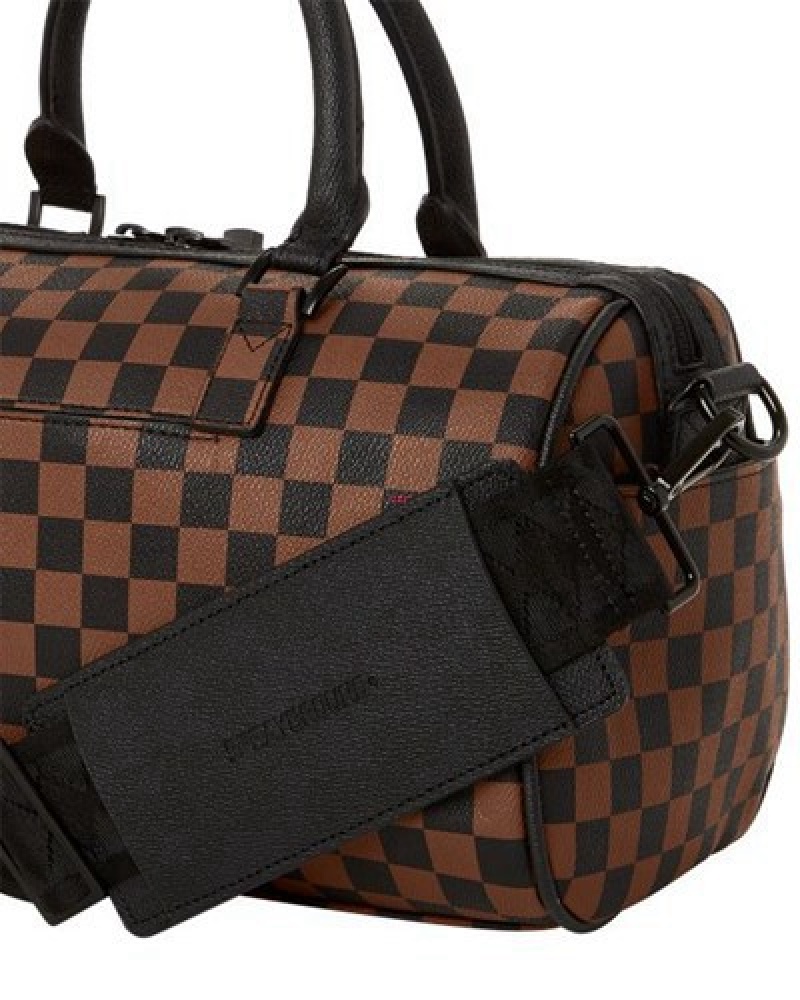 Brown Sprayground The Artists Touch Mini Duffle Bags | 41985-EGYF