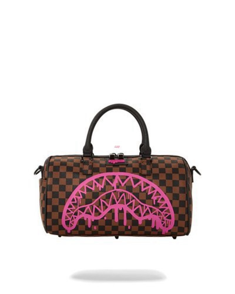 Brown Sprayground The Artists Touch Mini Duffle Bags | 41985-EGYF