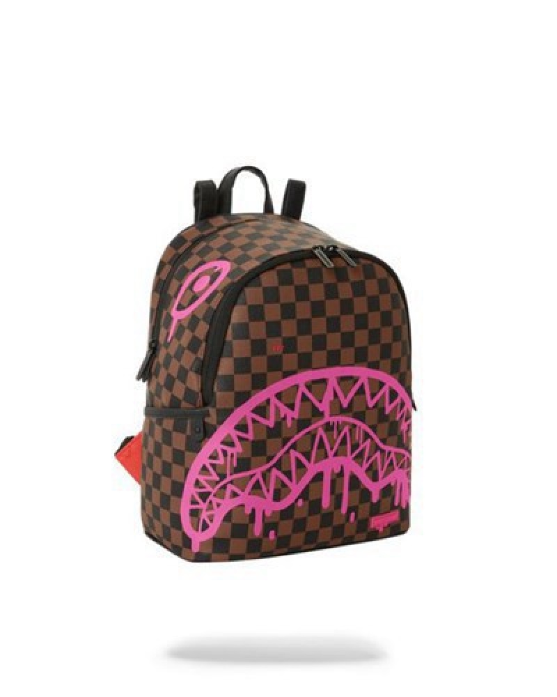 Brown Sprayground The Artists Touch Savage Backpacks | 85431-KVON