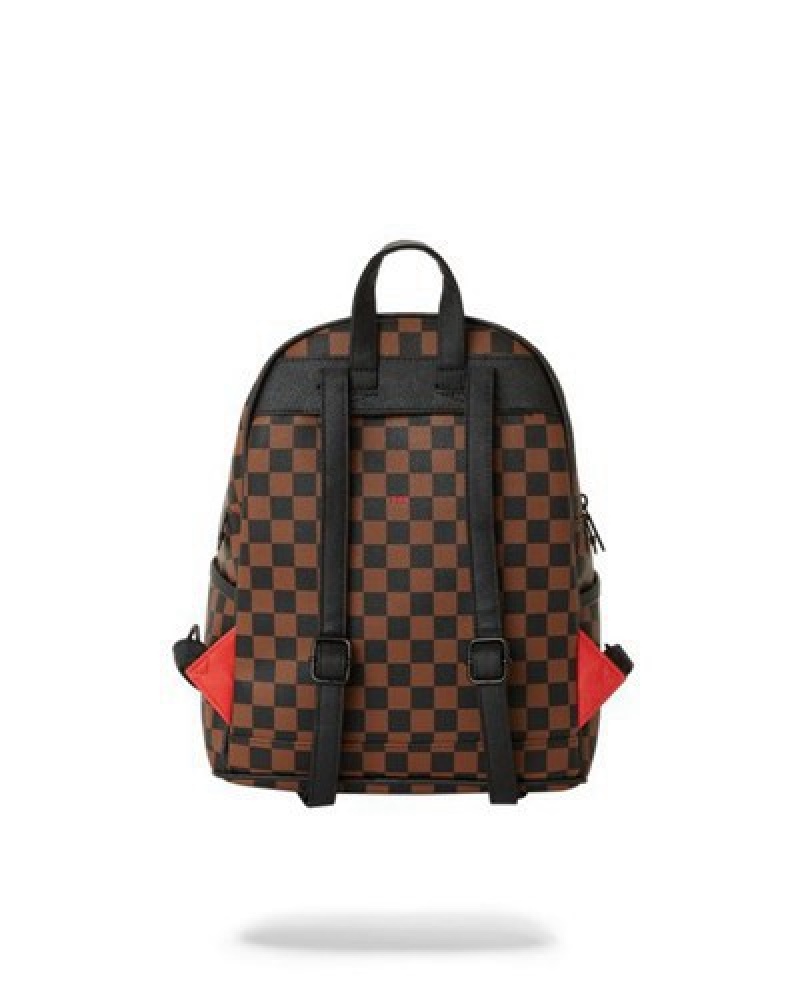 Brown Sprayground The Artists Touch Savage Backpacks | 85431-KVON