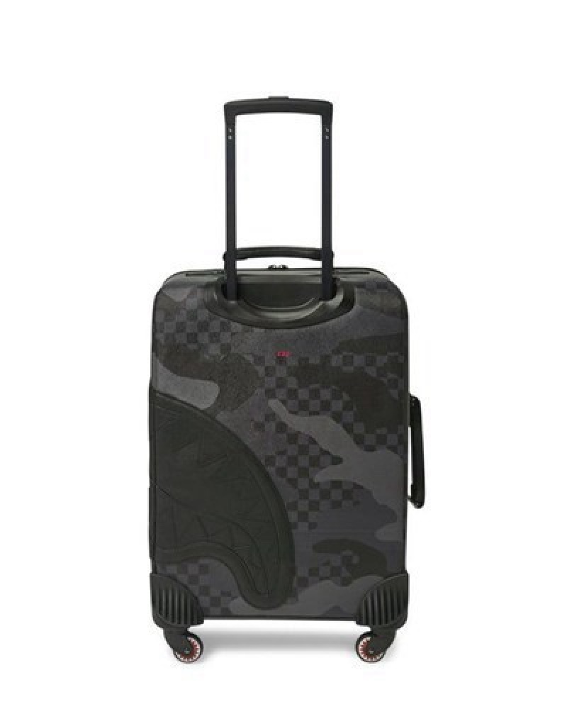 Camo Sprayground 3am Never Sleep Jetsetter Carry-on Luggage | 89265-RGFJ