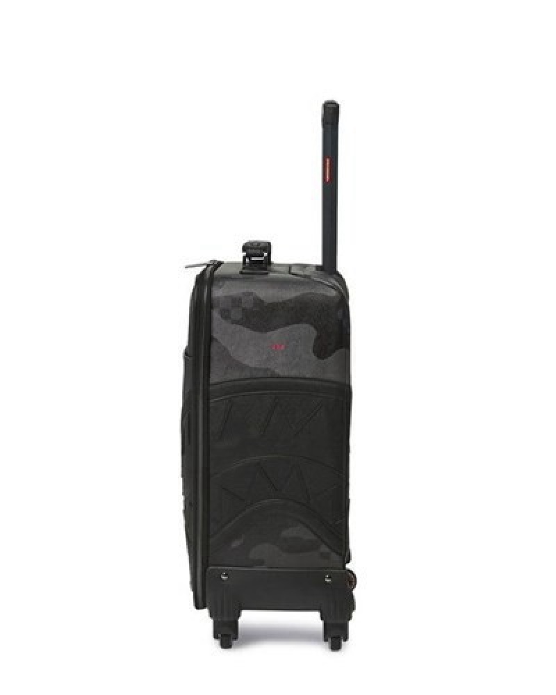 Camo Sprayground 3am Never Sleep Jetsetter Carry-on Luggage | 89265-RGFJ